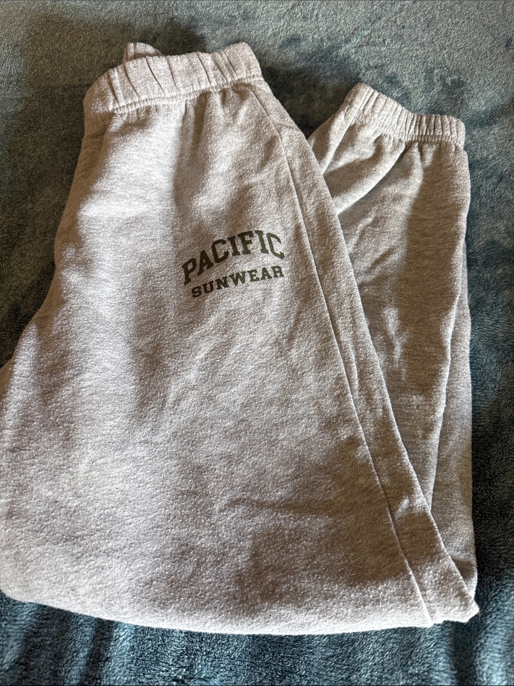 Pacific Sunwear Heather Gray Logo Sweatpants